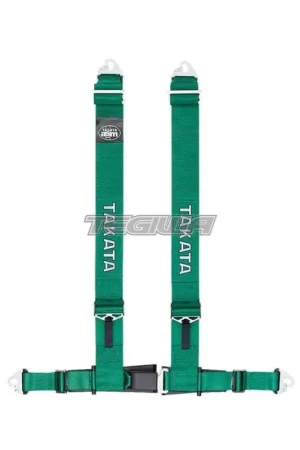 Fresh Stock Takata Drift III Harness Green Snap-On Left