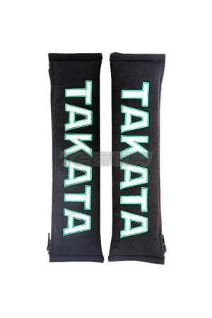 Fresh Stock Takata 2" Harness Shoulder Pads Black