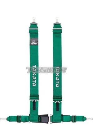 Hot Deal Takata Drift III Harness Green Bolt-On Left