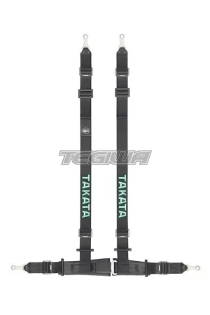 New Release Takata Drift II 4 Point Harness Black Bolt On Left