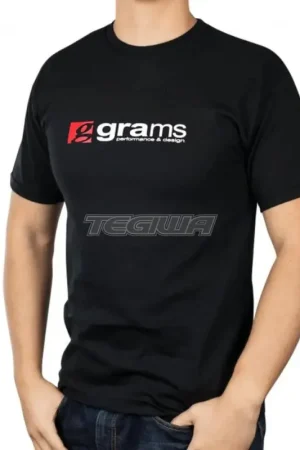 Grams Performance Logo T-Shirt Black Genuine