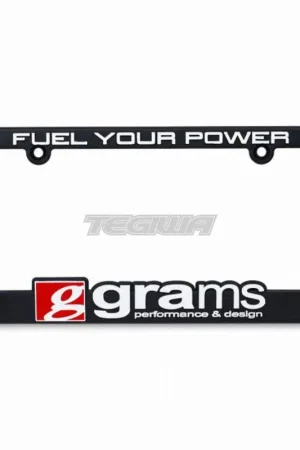 Money Back Guarantee Grams Performance Black Licence Plate Holder