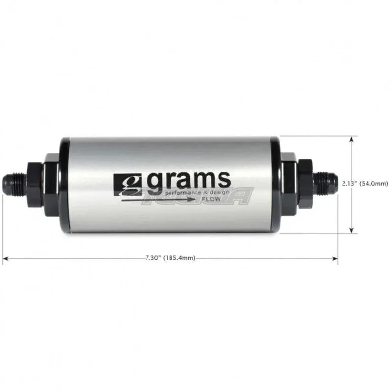 Grams Performance 100 Micron Fuel Filter -6 AN Instant Buy