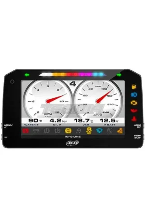 AIM MXP 1.3 Strada 6" NON Logging Digital Dash Display Premium
