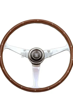 Last Chance Nardi Anni '50 Wood Steering Wheel Mahogany with Glossy Spokes 380mm