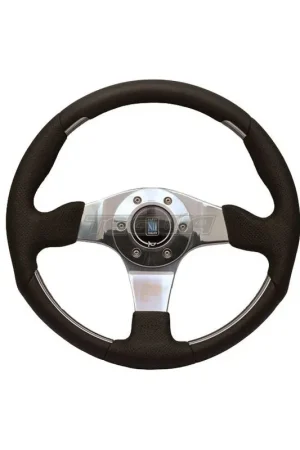 Nardi ND1 Leather Steering Wheel Black with Gloss Spokes 350mm Hot Picks