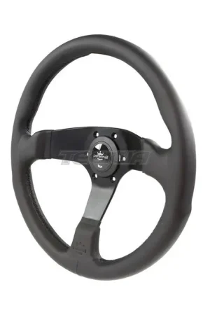 Personal Fitti E3 Leather Steering Wheel Black 350mm Express Delivery