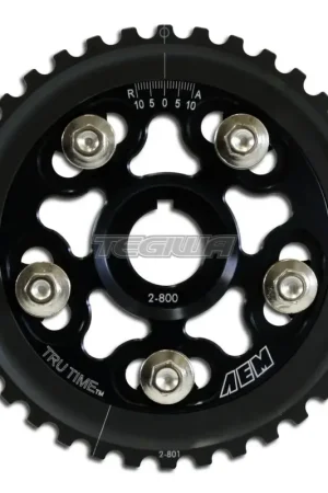 AEM Tru-Time Adjustable Cam Gear Black 5-Bolt Honda D-Series D15B7 D16 Save Now