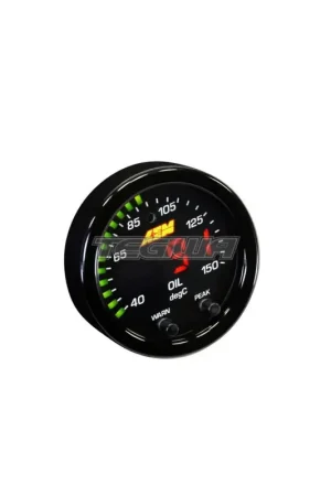 Hassle-Free Returns AEM X-Series Temperature Gauge 100~300F / 40~150C Black Bezel and Blac