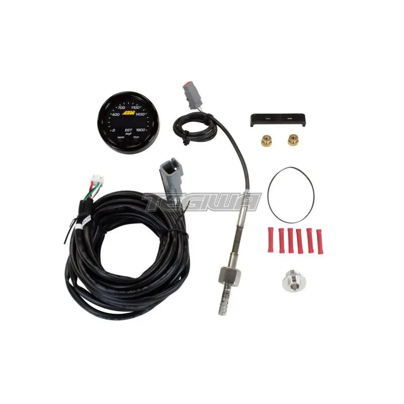 AEM X-Series EGT Gauge 0~1800F / 0~1000C Black Bezel and Black Facepla Weekend Sale