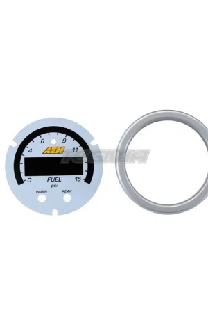 Best Choice AEM X-Series Pressure Gauge 0~15PSI Accessory Kit Silver Bezel and Whi