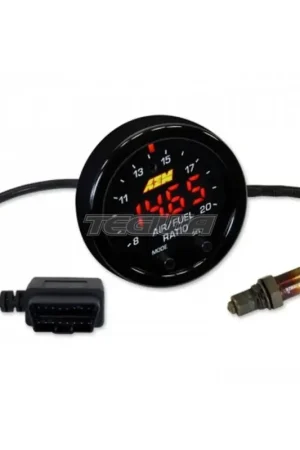 Worldwide Shipping AEM X-Series Wideband UEGO Afr Sensor Controller Gauge With Obdii Conn