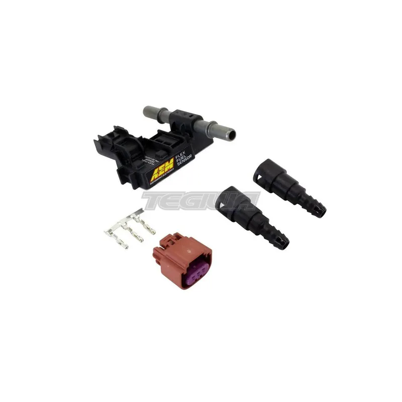 AEM Ethanol Content Flex Fuel Sensor Kit Barbed 3/8" Barbed Fittings Secure Checkout