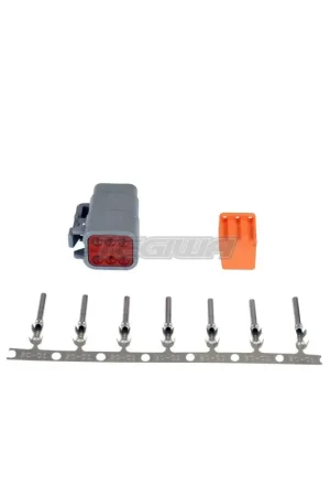 Warranty Included AEM DTM-Style 6-Way Plug Connector Kit Includes Plug Plug Wedge Lock a