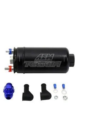 AEM 400LPH Inline High Flow Fuel Pump -10An Inlet and -6AN Outlet Deal