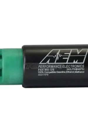 AEM 340LPH E85-Compatible High Flow In-Tank Fuel Pump 65mm Short Offse Sale