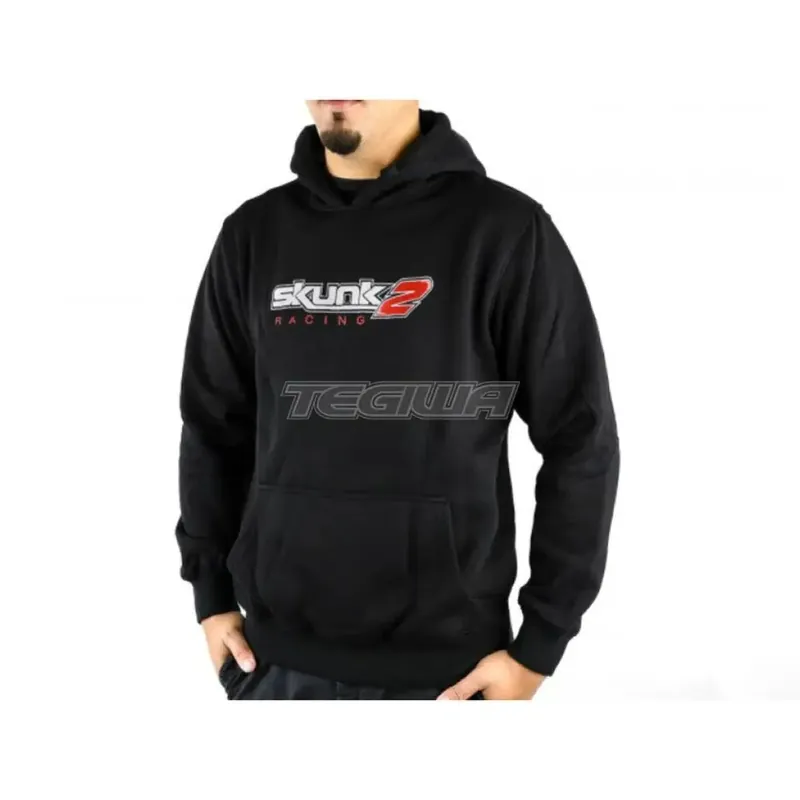 Skunk2 Pullover Hooded Sweatshirt Black Big Sale