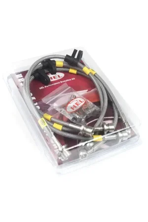 Authentic HEL Braided Brake Lines Volkswagen Santana 1.8 Lucas & Girling Caliper