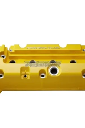 Crafted Spoon Sports Rocker Cover Yellow Honda Civic Type-R FD2 07-11