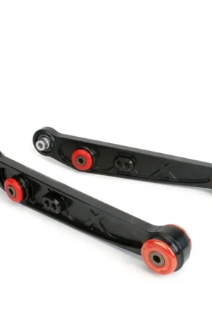 Skunk2 Honda/Acura EG/DC Alpha Series Rear Lower Control Arm Set - Black Money Back Guarantee