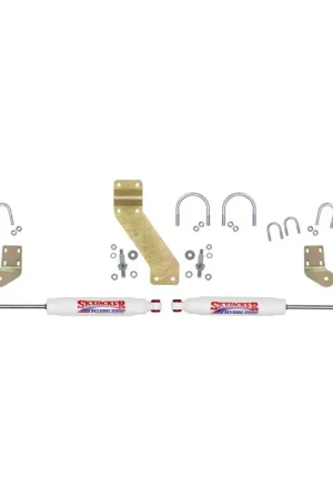 Best Seller Skyjacker 66-77 Ford Bronco 4WD 7000 Dual Stabilizer Kit w/ White Cylinders