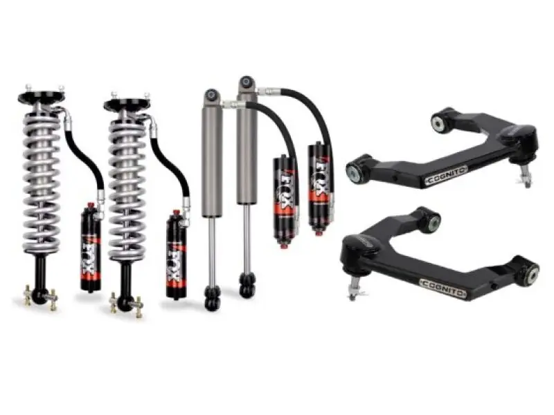 New Release Cognito 19-24 Chev Silv/Sierra 1500 2/4WD 3in Elite Ball Joint Lvl Kit w/ Fox 2.5 Elite Perf Series
