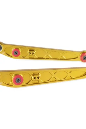 Skunk2 Honda/Acura EK Alpha Series Rear Lower Control Arm Set - Gold Top Rated