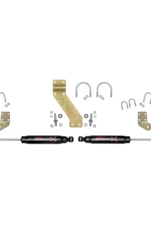 Skyjacker 66-77 Ford Bronco 4WD Black MAX Dual Stabilizer Kit w/ Black Cylinders Viral