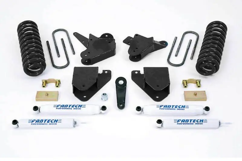 Fabtech 99-00 Ford F250/350 2WD w/7.3L Diesel 6in Basic Sys w/Perf Shks Seasonal Sale