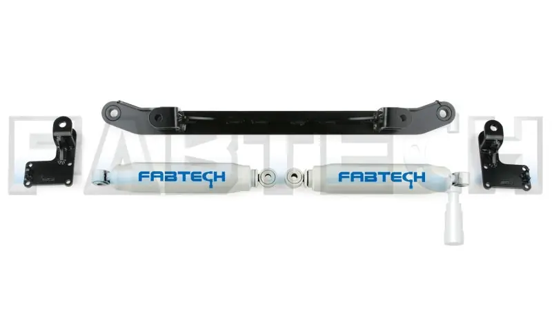 High Quality Fabtech 99-03 Ford F250/350/Excursion 2WD Dual Performance Steering Stabilizer Kit