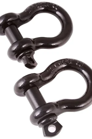 Express Delivery Rugged Ridge 3/4in Black D-Shackles
