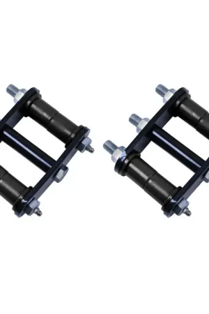 Deal Rugged Ridge HD Rear Leaf Spring Shackles 76-86 Jeep CJ