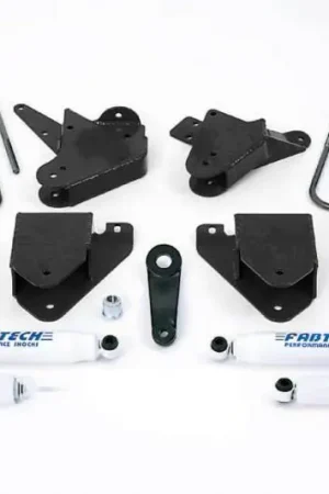 Fabtech 01-04 Ford F250/350 2WD 6in Basic Sys w/Perf Shks Professional Grade