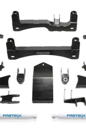 Fabtech 19-21 GM K1500 P/U 6in Basic Sys w/Perf Shks Buy Direct