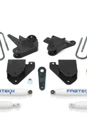 Fabtech 05-07 Ford F250 2WD V10 & Diesel 6in Basic Sys w/Perf Shks Express Delivery