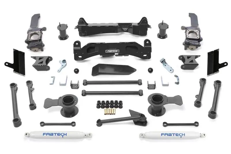 Fabtech 2015-21 Toyota 4Runner 4WD 6in Basic Sys w/Perf Shks Final Sale