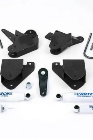 Fabtech 01-04 Ford F250/350 2WD 6in Basic Sys w/Perf Shks Professional Grade