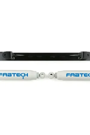 Fabtech 07-14 GM C/K1500 2WD/4WD Dual Steering Stabilizer System w/Perf. Shocks Certified