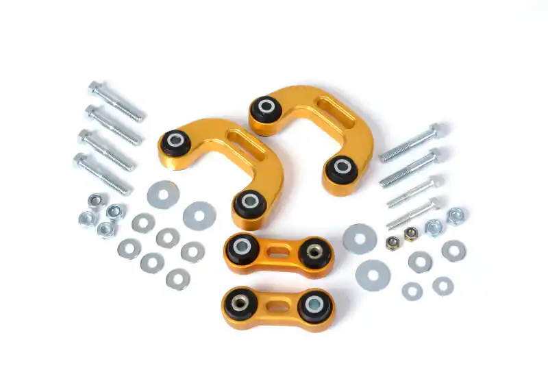 Whiteline 93-00 & 03-07 Subaru Impreza Non-Turbo Front&Rear Sway bar link conv kit - extra h/d alloy Today Only