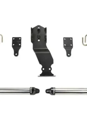 Holiday Sale Fabtech 17-21 Ford F250/F350 4WD Dual Steering Stabilizer System w/DL 2.25 Shocks
