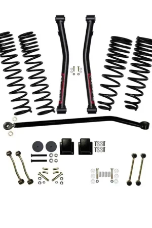 Certified Skyjacker Suspension Lift Kit Components 3.5in Front 2in Rear 2020 Jeep Gladiator JT - Rubicon