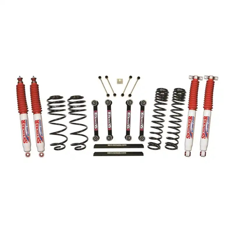 Skyjacker 03-06 Jeep TJ 4in D-Rate Long Travel Kit w/ OE FR/RR Lower Links/Hydro 7000 Shocks Final Sale
