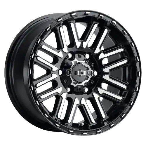 Certified Vision Off-Road 348 Nexus 5x114.3 15x7.5-12 Gloss Black Machined Face