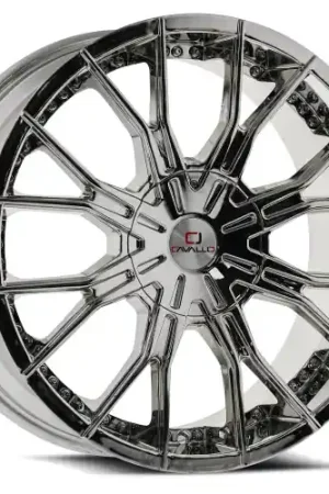 Cavallo CLV-36 5x114.3/5x120 22x8.5 +38 Nano Chrome Grab Now