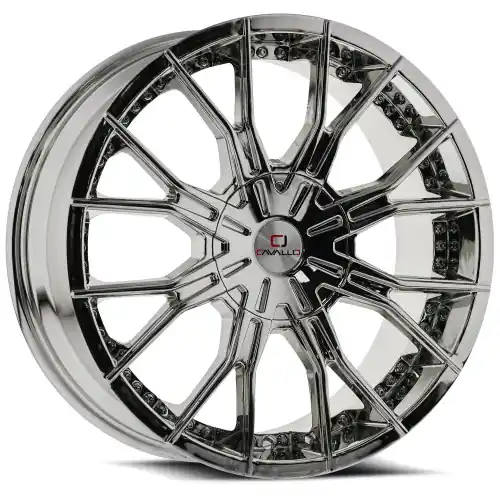 Cavallo CLV-36 5x114.3/5x120 22x8.5 +38 Nano Chrome Grab Now