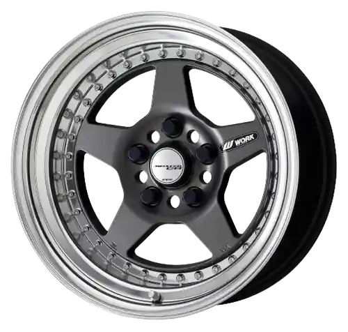 Work Meister Cr01 4x100 15x6.5+1 O Disk Matte Gunmetal Sale