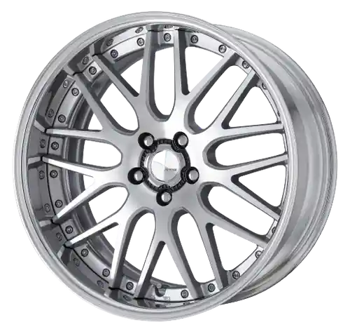 Work Lanvec Lm1 5x114.3 18x7+30 A Disk Machine Silver Polish Limited Time