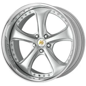 Work Wheels VS-KF 5x115 19x12-4 Light Grey Silver O Disk FULL REVERSE Reduced Price