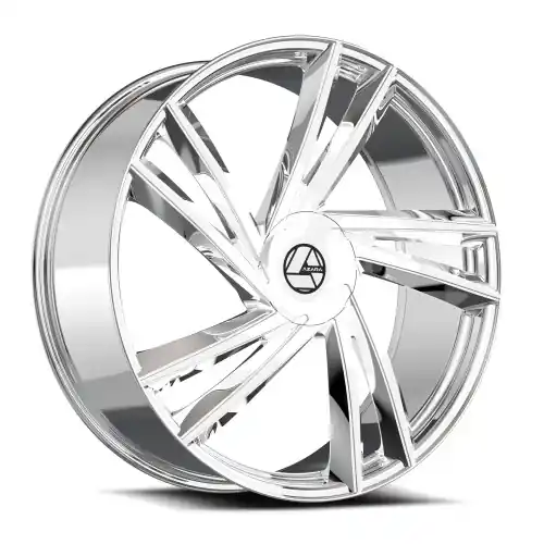 Brand New Azara AZA-529 5x112/5x114.3 20x8.5 +35 Nano Chrome