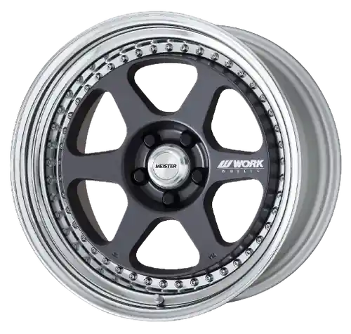 Work Meister L1 3P 5x120 19x9.5+38 A Disk Matte Gunmetal Best Seller